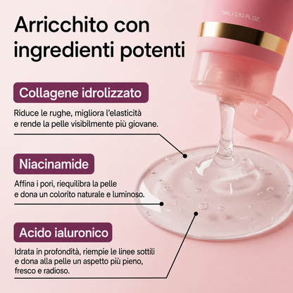 Maschera notte peel-off al collagene